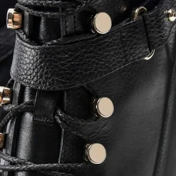 Women Cuadra Ankle Boots & Booties-High Heel Urban Black Leather Bootie