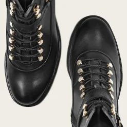 Women Cuadra Ankle Boots & Booties-High Heel Urban Black Leather Bootie