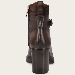 Women Cuadra Ankle Boots & Booties-High Heel Urban Brown Leather Bootie