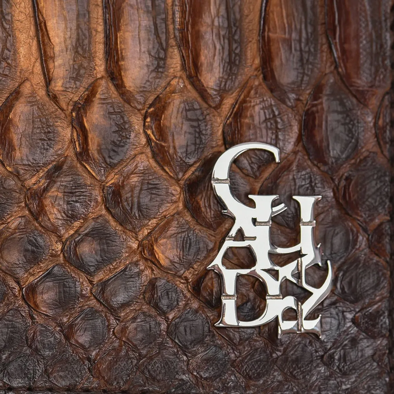 Men Cuadra Wallets-Honey Brown Handmade Exotic Leather Wallet