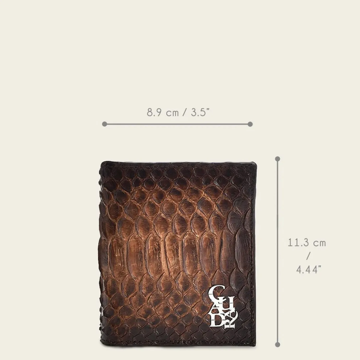 Men Cuadra Wallets-Honey Brown Handmade Exotic Leather Wallet
