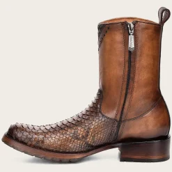 Men Cuadra Urban & Casual Boots-Honey Python Leather Cowboy Boots