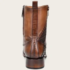 Men Cuadra Urban & Casual Boots-Honey Python Leather Cowboy Boots