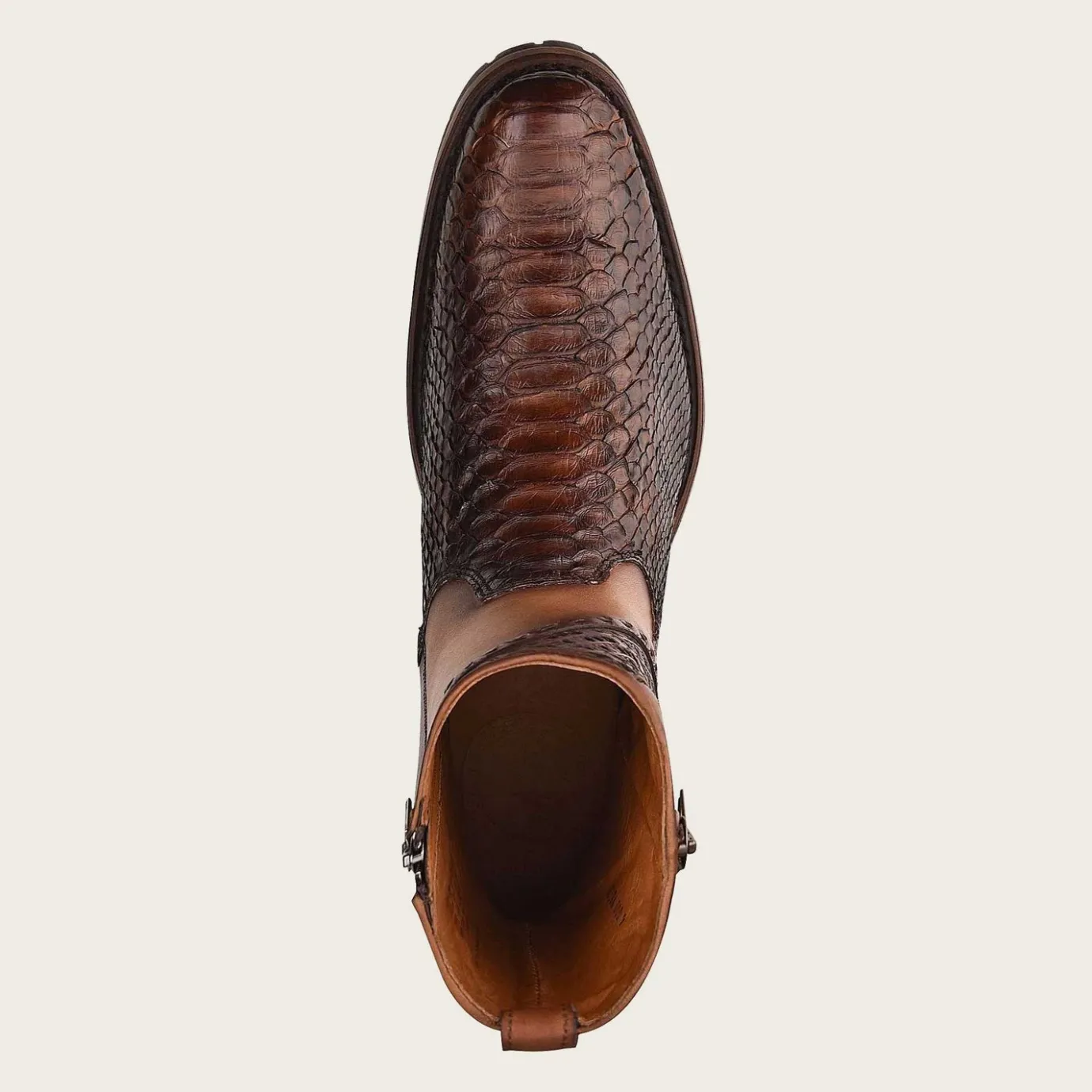 Men Cuadra Urban & Casual Boots-Honey Python Leather Cowboy Boots
