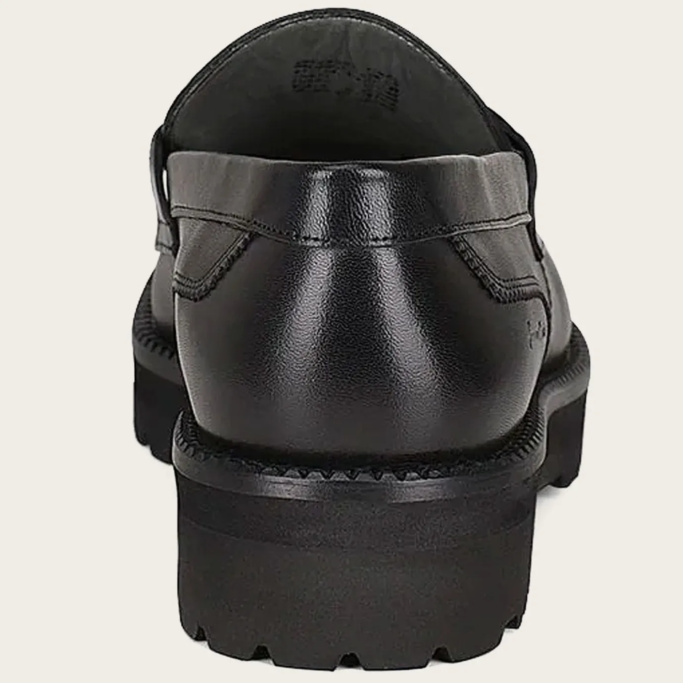 Men Cuadra Loafers & Driving Shoes-Men Loafer Shoe In Black Genuine Stingray Leather