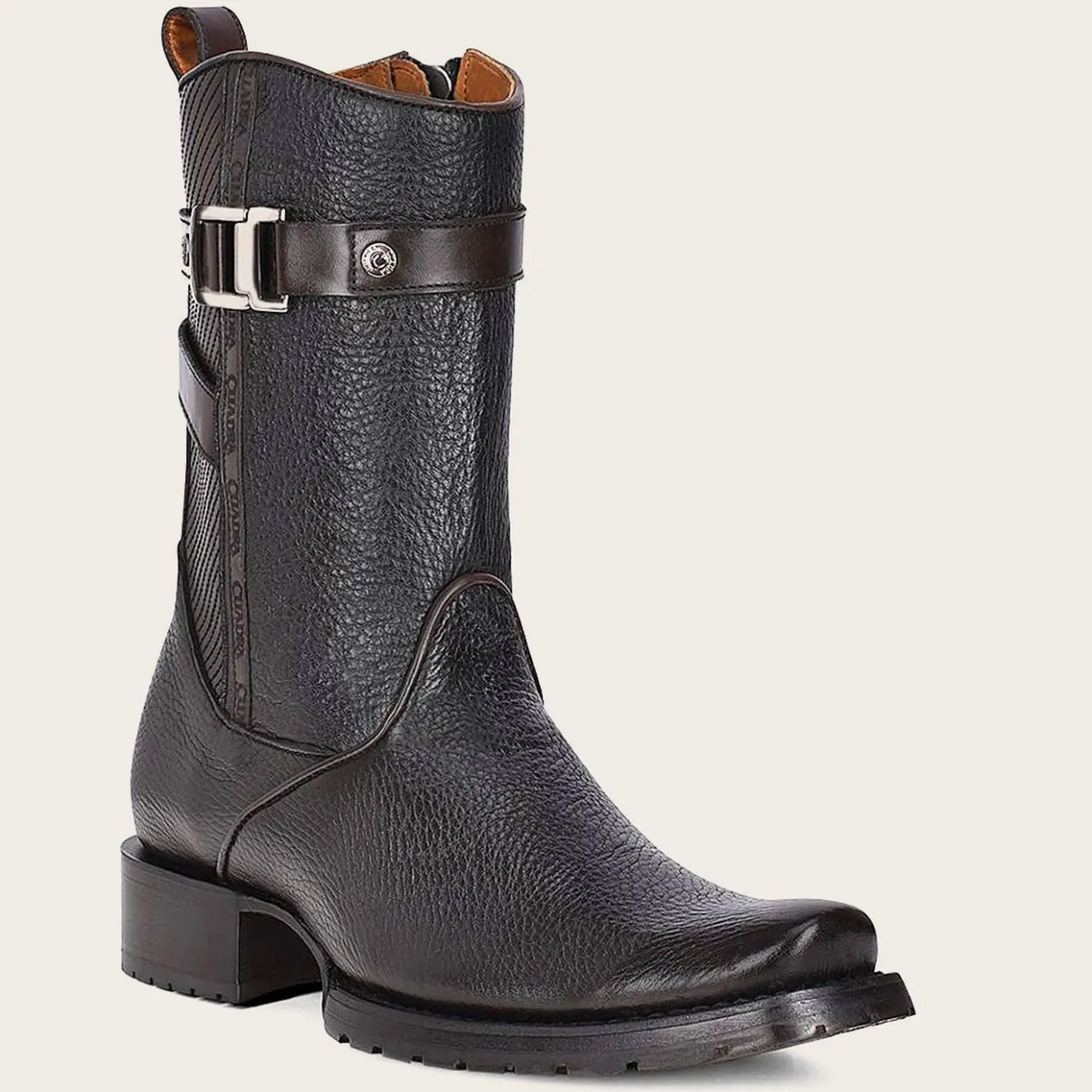 Men Cuadra Urban & Casual Boots-Men'S Black Casual Leather Boots