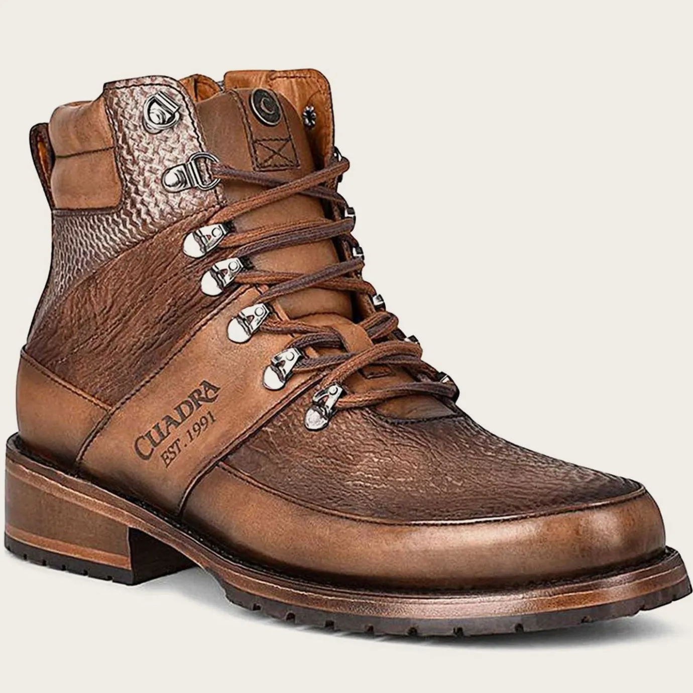 Men Cuadra Urban & Casual Boots-Men'S Brown Dress Ankle Leather Boots