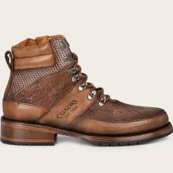 Men Cuadra Urban & Casual Boots-Men'S Brown Dress Ankle Leather Boots