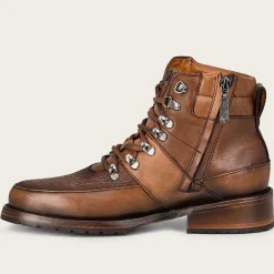 Men Cuadra Urban & Casual Boots-Men'S Brown Dress Ankle Leather Boots