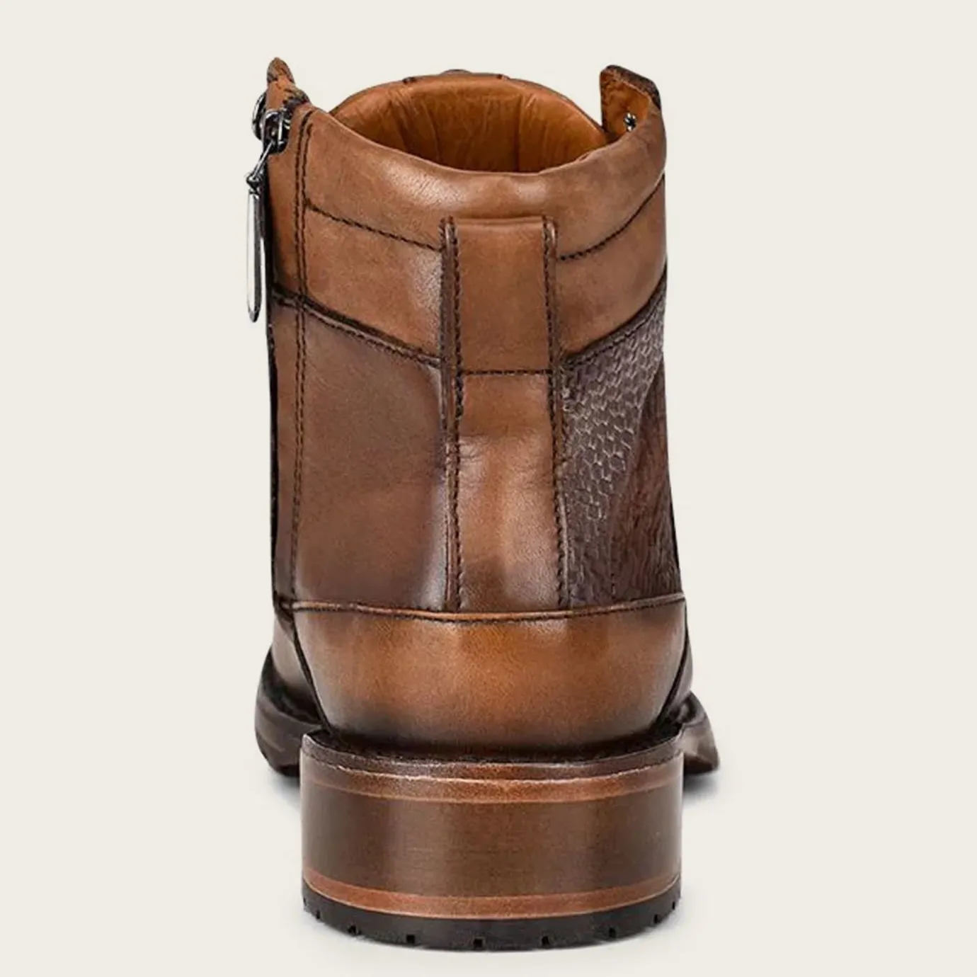 Men Cuadra Urban & Casual Boots-Men'S Brown Dress Ankle Leather Boots