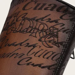 Men Cuadra Urban & Casual Boots-Mens Brown Dress Boots Embroidery And Engraved On Leather