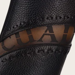 Men Cuadra Urban & Casual Boots-Mens Brown Leather Boots With Engraved Detail