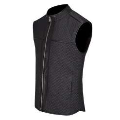 Men Cuadra Vests-Mens Doble View Brown Leather Vest