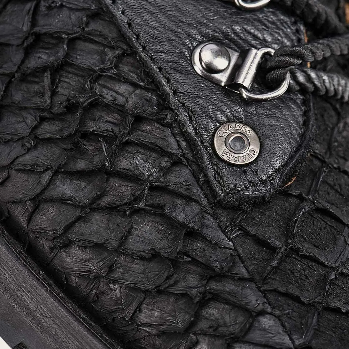 Men Cuadra Urban & Casual Boots-Mens Leather Ankle Boots Black Poisson Leather