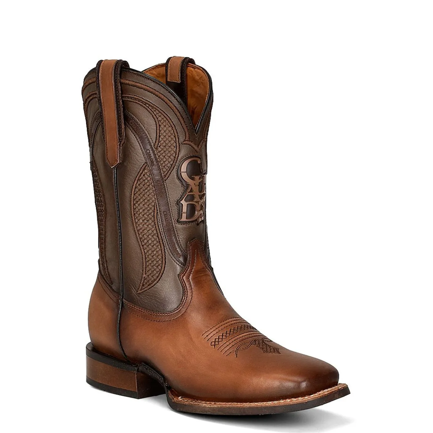 Men Cuadra Western Boots-Rodeo Cowboy Honey Brown Leather Boots