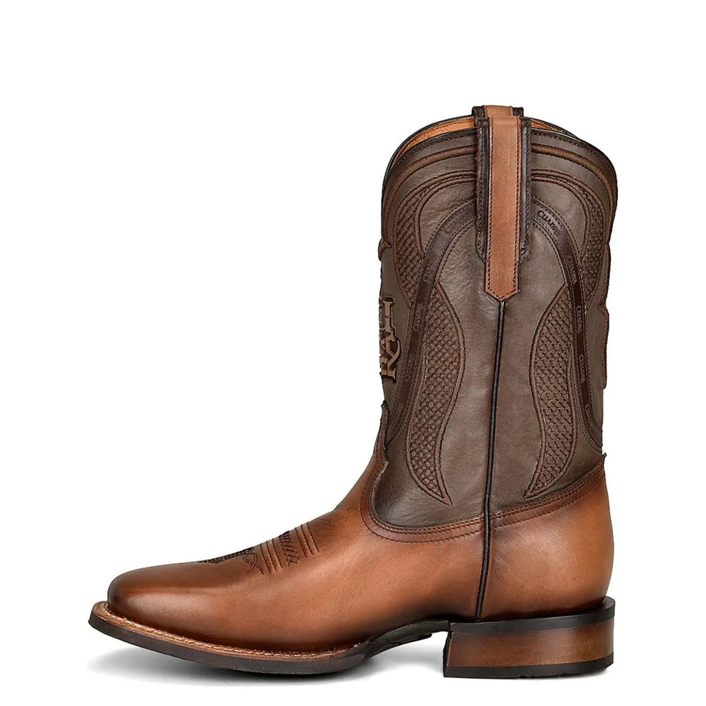 Men Cuadra Western Boots-Rodeo Cowboy Honey Brown Leather Boots