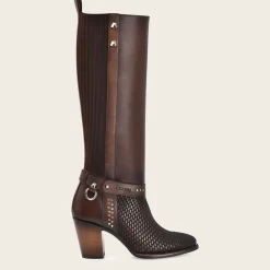 Women Cuadra Tall & Knee-High Boots-Stylish Brown Honey Leather Tall Boot