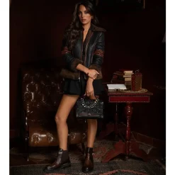 Women Cuadra Ankle Boots & Booties-Urban Dark Brown Exotic Leather Bootie