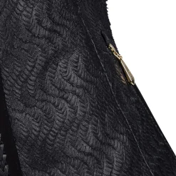 Women Cuadra Vests-Womens Formal Black Leather Vest